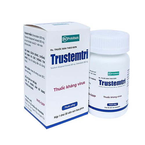 Thuốc Trustemtri Tavinovir Disoproxil Fumarate 300mg Emtricitabin 200mg