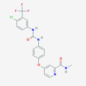 Cấu trúc của hoạt chất sorfafenib