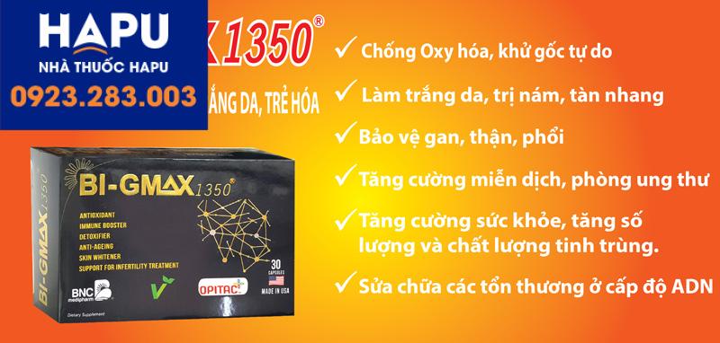 Công dụng của thuốc Bi-Gmax 1350