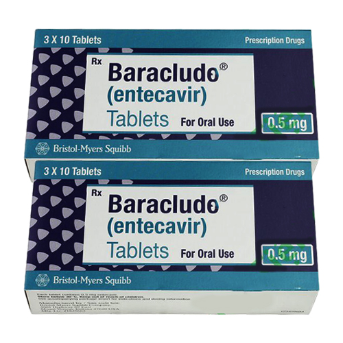 Thuốc Baraclude 0,5mg (Entecavir 0,5mg ) Hộp 30 viên