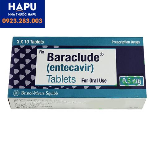 Thuốc Baraclude nhập khẩu chính hãng Mỹ