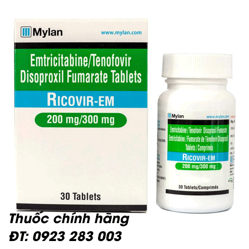 Thuốc Ricovir EM (Hộp 30 viên)