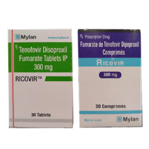 Thuốc Ricovir xách tay (xanh lá) và thuốc Ricovir nhập khẩu (xanh dương)