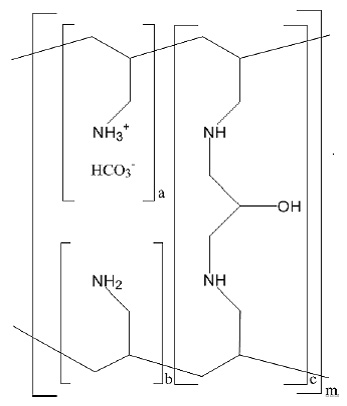 Cấu trúc của Sevelamer carbonate
