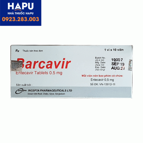 Thuốc Barcavir là thuốc gì