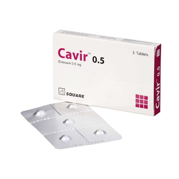 Thuốc Cavir 0,5mg (Entecavir 0,5mg)