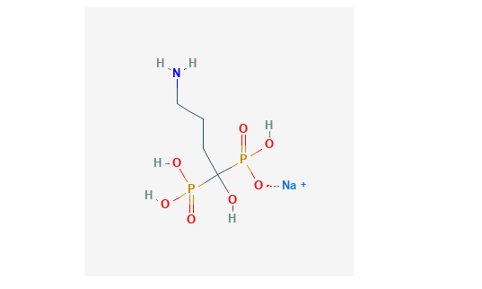 Cấu trúc của Alendronate Sodium