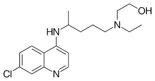 Cấu trúc của Hydroxychloroquine