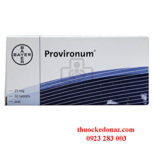 Tác dụng phụ của thuốc Provironum là gì