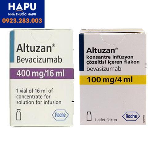 Thuốc Altuzan 100mg/4ml và 400mg/16ml (Bevacizumab)