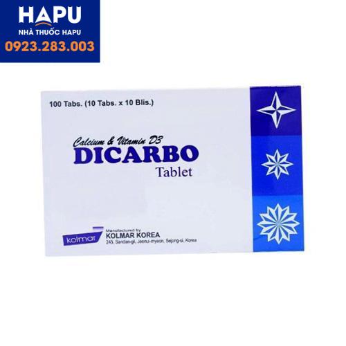 Tác dụng phụ thuốc Dicarbo