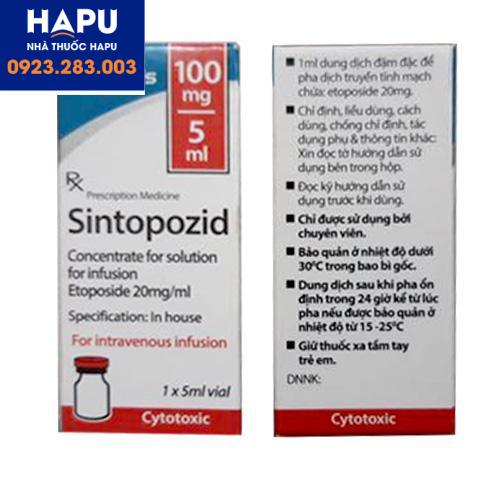Tác dụng phụ thuốc Sintopozid