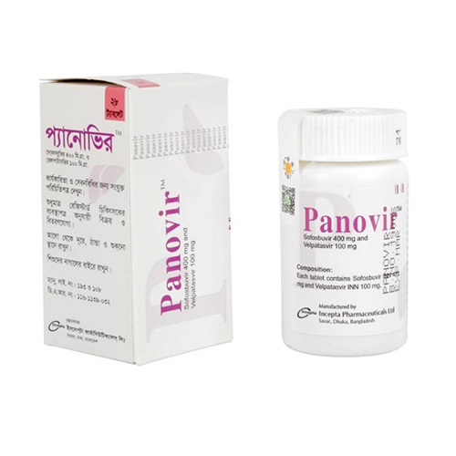 Thuốc Panovir - Velpatasvir 100mg/Sofobivir 400mg - Thuốc điều trị viêm gan C mãn tính