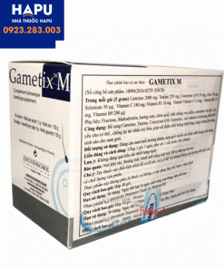 Thuốc Gametix M là thuốc gì