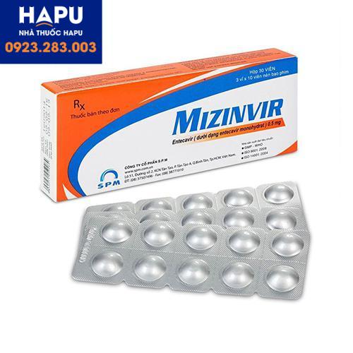 Thuốc Mizinvir 0,5mg - Thuốc điều trị viêm gan B