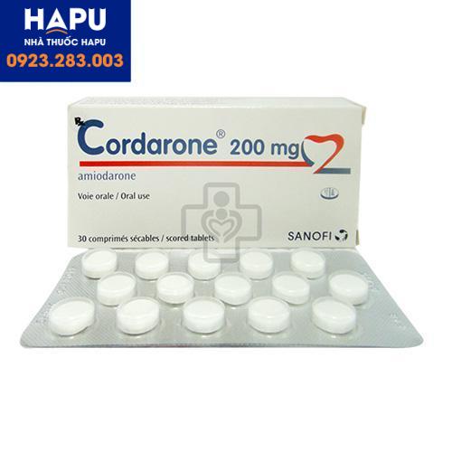 Thuốc Cordarone 200mg - Amiodarone hydrochloride 200mg