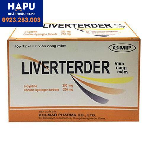 Thuốc Liverterder - L-cystin - Cholin hydrotartrat