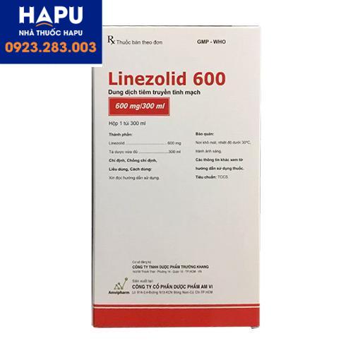 Thuốc Linezolid 600mg túi 300ml giá bao nhiêu