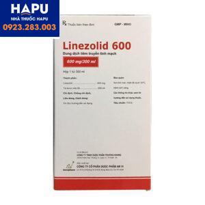 Kháng sinh Linezolid 600mg điều trị nhiễm khuẩn