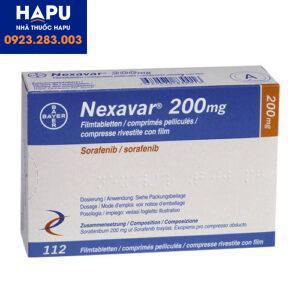 Thuốc Nexavar sorafenib 200mg giá bao nhiêu