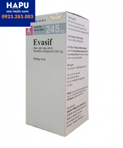 Thuốc Evasif 245mg công dụng, liều dùng, giá bán, mua ở đâu chính hãng