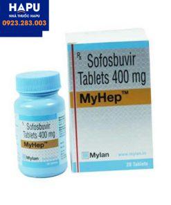 Thuốc Myhep Sofobusvir 400mg công dụng cách dùng giá bán mua thuốc ở đâu