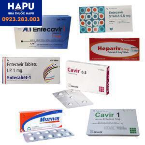 Các thuốc điều trị viêm gan B entercavir