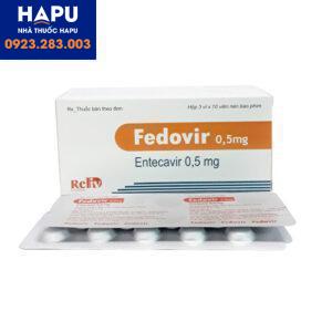 Thuốc Fedovir 0.5mg chính hãng giá tốt mua ở đâu tại hà nội hcm?