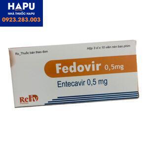 Hướng dẫn sử dụng thuốc Fedovir 0.5mg