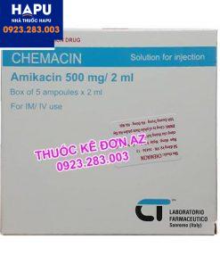 Thuốc Chemacin 500mg/2ml giá bao nhiêu
