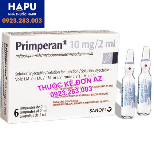 Thuốc Primperan 10mg/2ml công dụng liều dùng