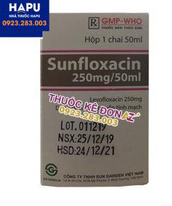 Thuốc Sunfloxacin 250mg/5ml công dụng cách dùng