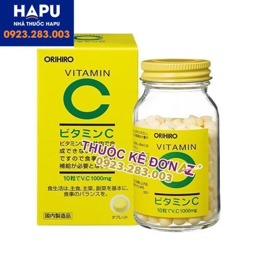 Thuốc Vitamin C Orihiro 1000mg công dụng cách dùng