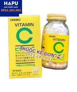 Thuốc Vitamin C Orihiro 1000mg giá bao nhiêu