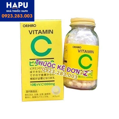 Thuốc Vitamin C Orihiro 1000mg giá bao nhiêu