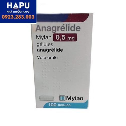 Thuốc Anagrelide 0.5mg công dụng cách dùng