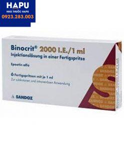 Thuốc Binicrit 2000 IU/1ml công dụng cách dùng