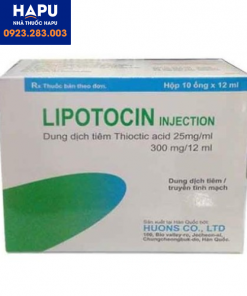 Thuốc Lipotocin 300mg/12ml là thuốc gì