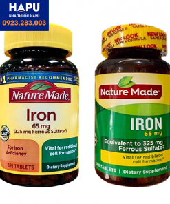 Thuốc Nature Made Iron 65mg giá bao nhiêu