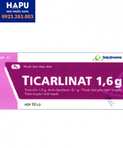 Thuốc Ticarlinat 1,6g là thuốc gì