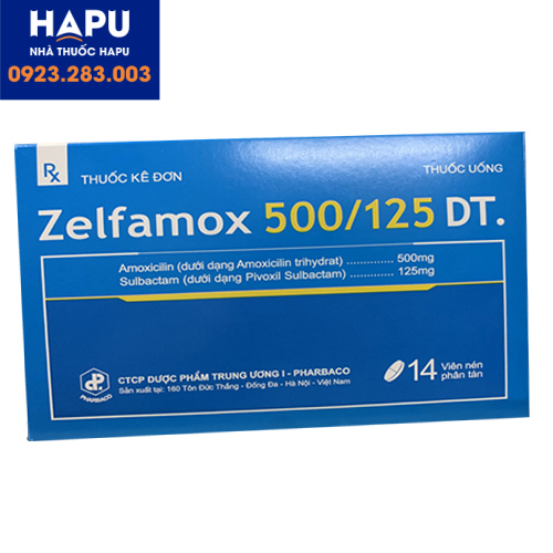 Thuốc Zelfamox 875/125 DT là thuốc gì