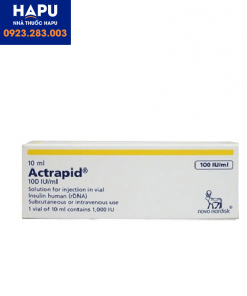 Thuốc Actrapid insulin giá bao nhiêu