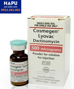 Thuốc Cosmegen Lyovac 500 mcg là thuốc gì