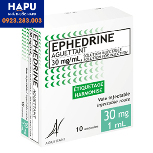 Thuốc Ephedrine Aguettant 30mg/ml giá bao nhiêu