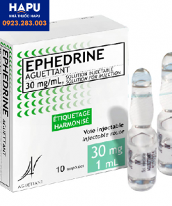 Thuốc Ephedrine Aguettant 30mg/ml là thuốc gì